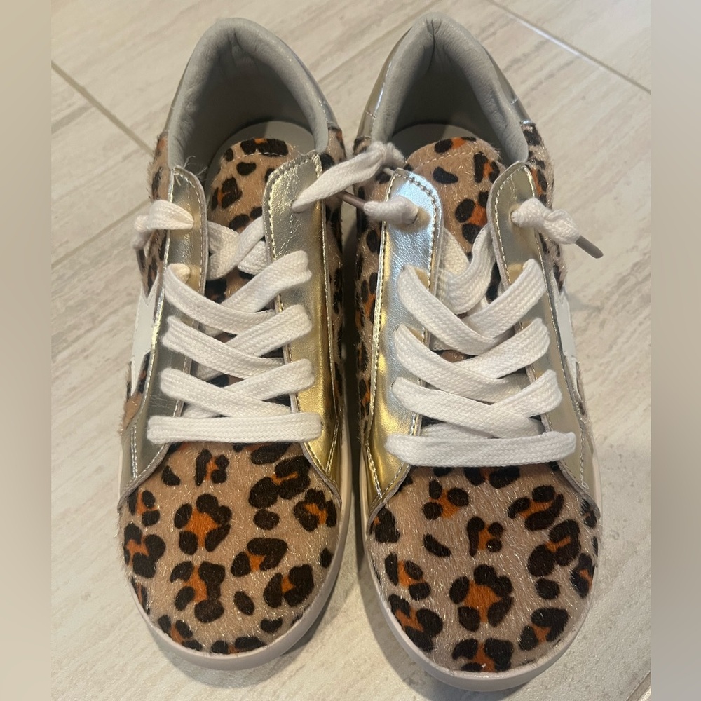 Brand new slip on leopard sneakers